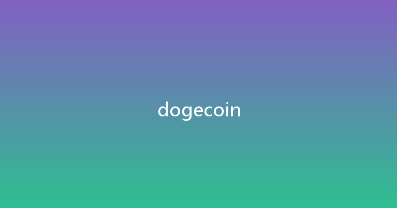 dogecoin 