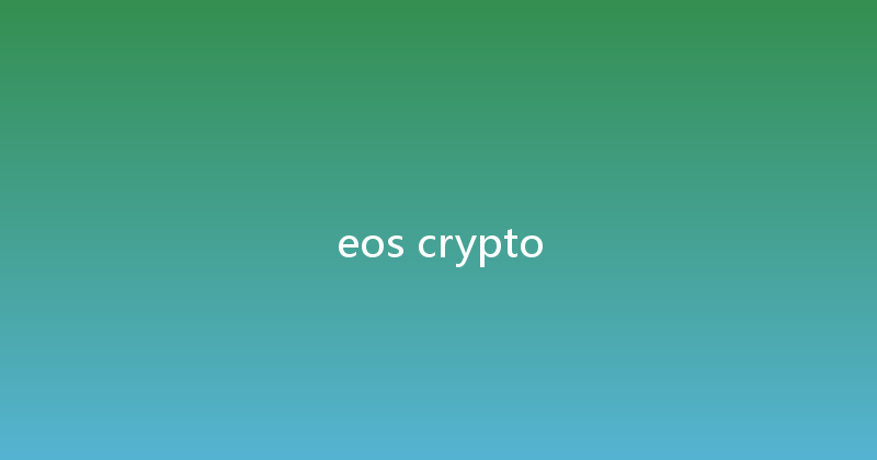 eos crypto 