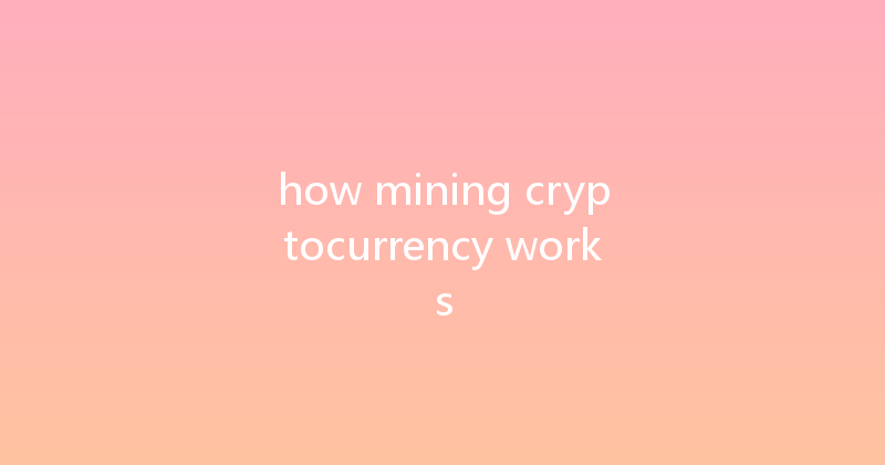 how mining cryptocurrency works 
